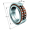 Axial angular contact ball bearing Series: BAX..-F-T-P4S-DBL